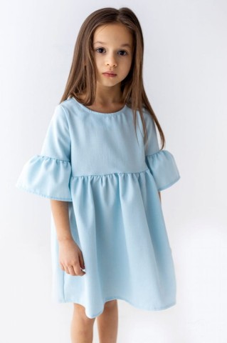 Błękitna sukienka dla dziewczynki PRINCESS